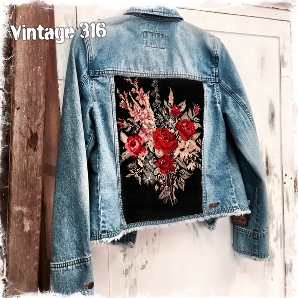 Vintage 316 Jackets & Blazers - SOLD • Upcycled • Refashioned Jean Jacket